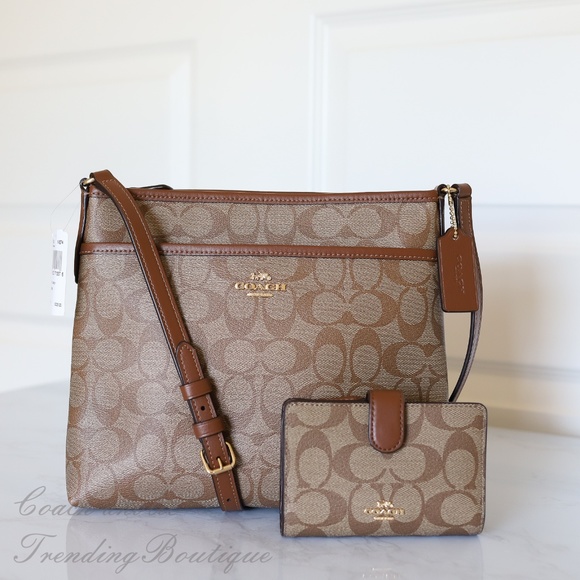 Coach Handbags - NWT Coach File Crossbody & Wallet *SET*